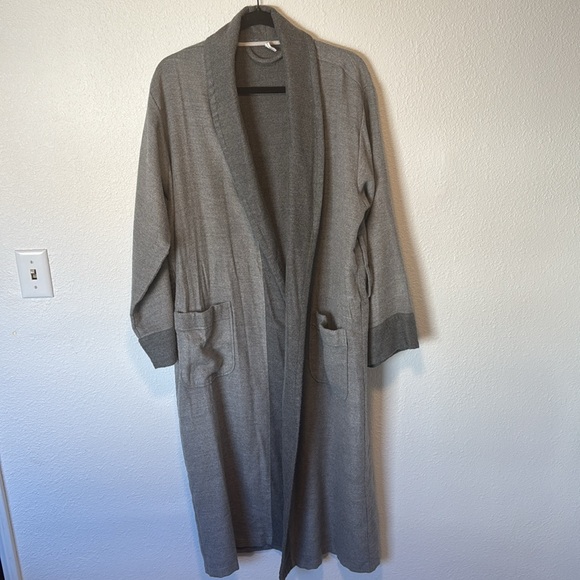 Pottery Barn Gray Open Front Robe - Picture 2 of 5